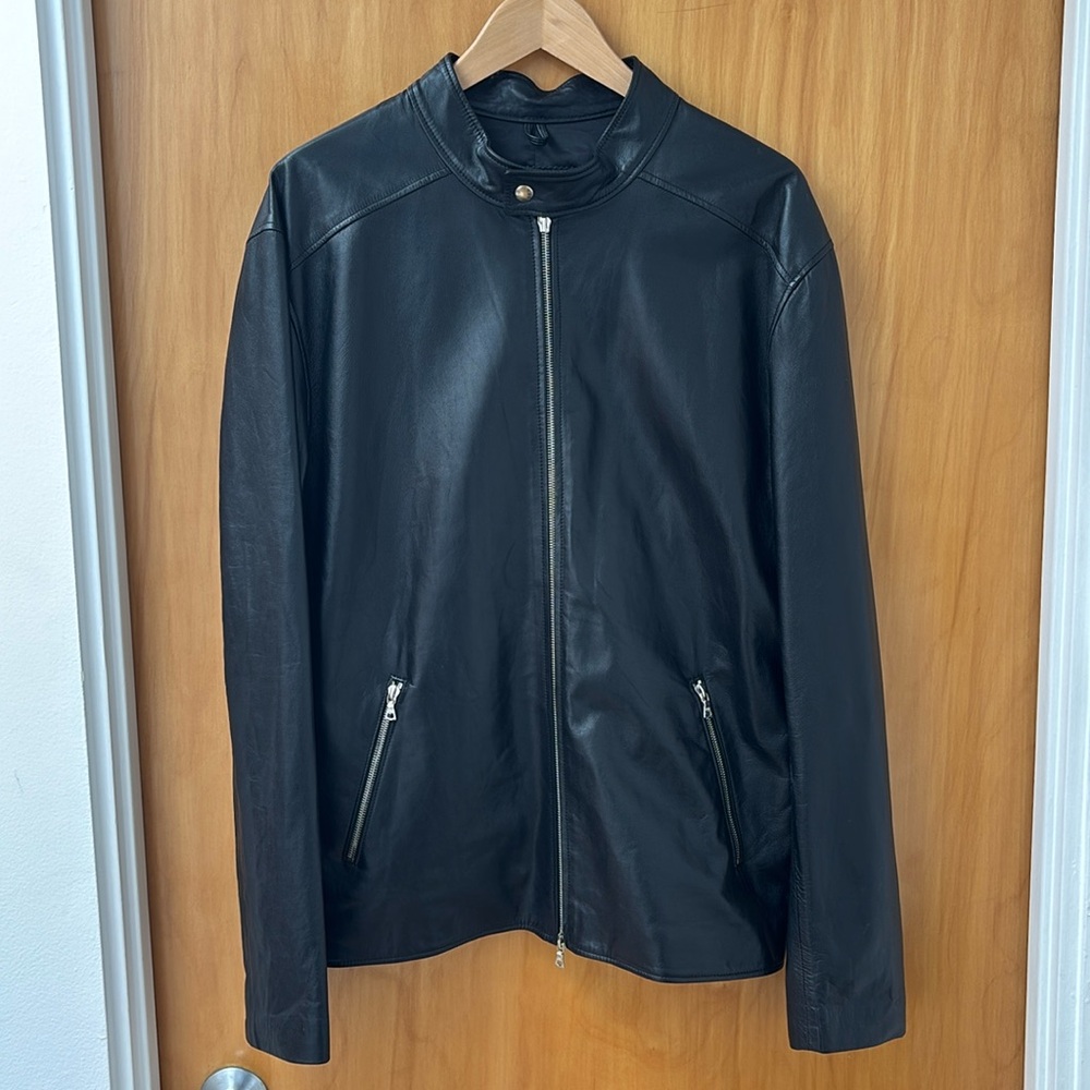 Roots - Leather Racer Jacket